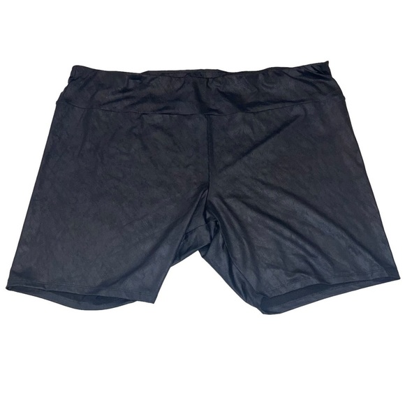 Ava & Viv Black Plus Size High-Waisted Bike Shorts | Size 4X | NWOT - Picture 4 of 4